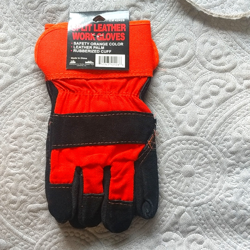 Split Leather Work Gloves